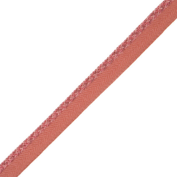 1/4" Le Jardin Silk Cord with Tape - Coral
