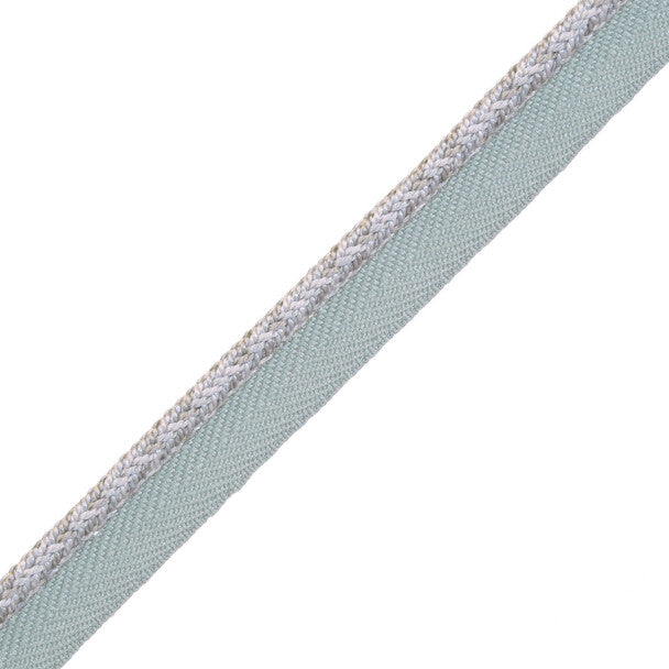 1/4" Le Jardin Silk Cord with Tape - Seafoam