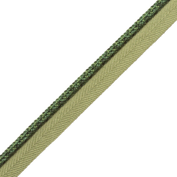 1/4" Le Jardin Silk Cord with Tape - Forest