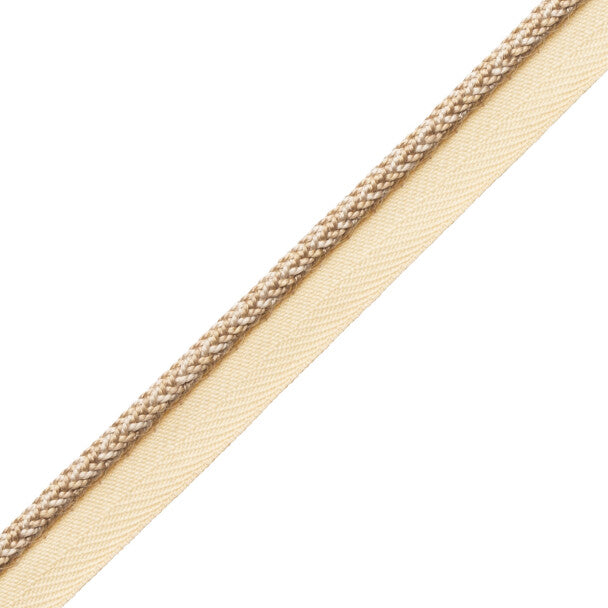 1/4" Le Jardin Silk Cord with Tape - Champagne