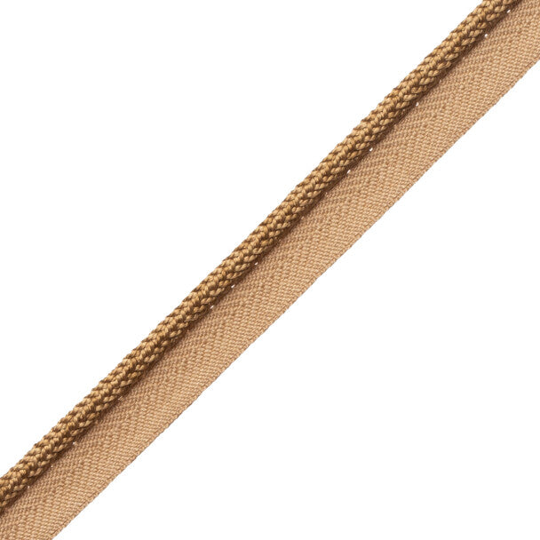 1/4" Le Jardin Silk Cord with Tape - Pecan