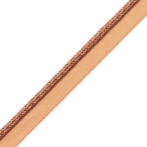 1/4" Le Jardin Silk Cord with Tape - Sienna