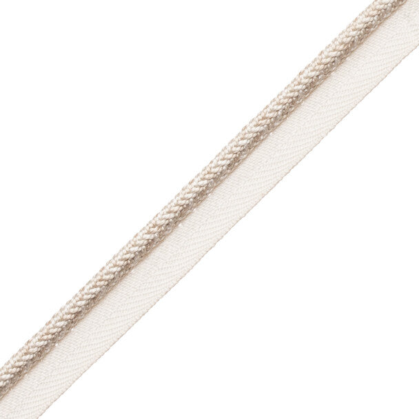 1/4" Le Jardin Silk Cord with Tape - Ecru