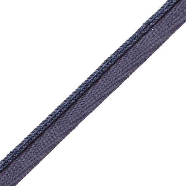 1/4" Le Jardin Silk Cord with Tape - Prussian