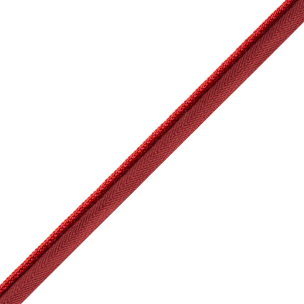 1/4" Le Jardin Silk Cord with Tape - Garnet