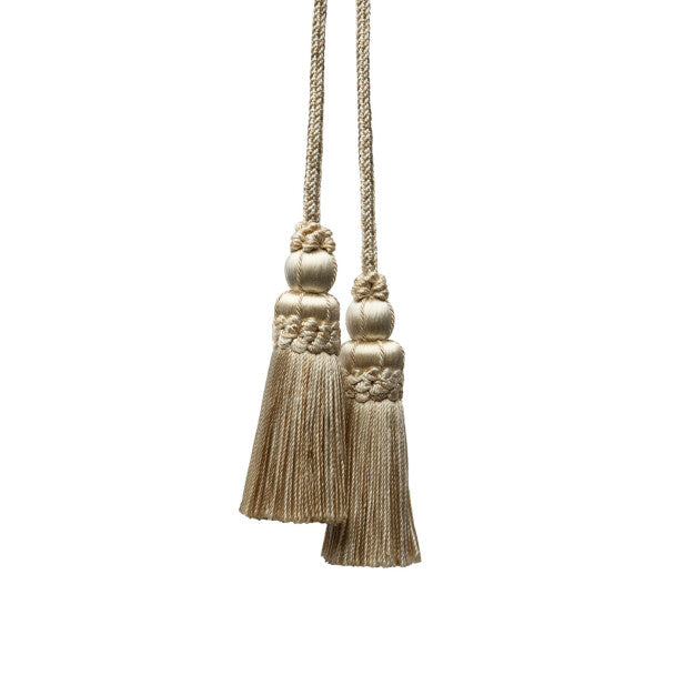 Le Jardin Silk Chair Tassel - Bone
