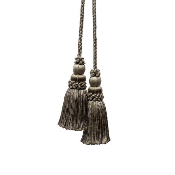 Le Jardin Silk Chair Tassel - Pewter