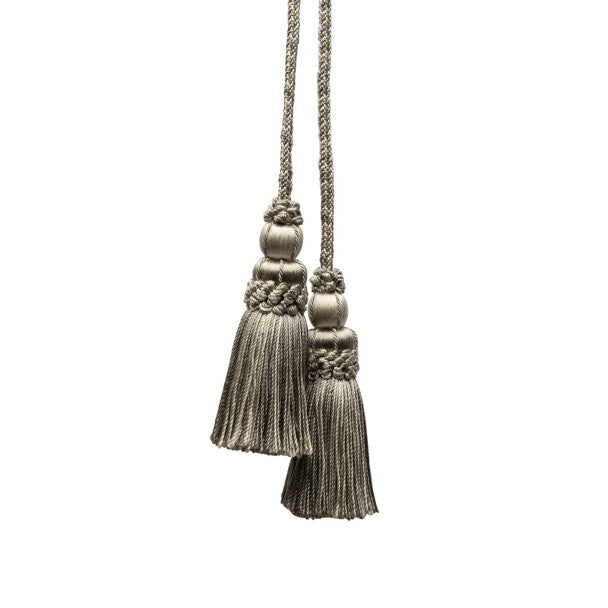 Le Jardin Silk Chair Tassel - Silver