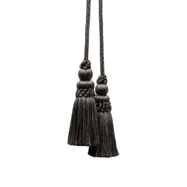 Le Jardin Silk Chair Tassel - Charcoal