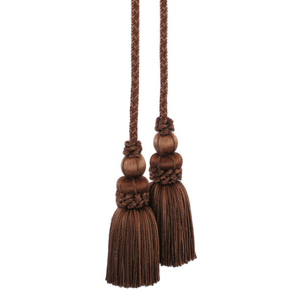 Le Jardin Silk Chair Tassel - Chestnut
