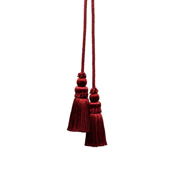 Le Jardin Silk Chair Tassel - Burgundy