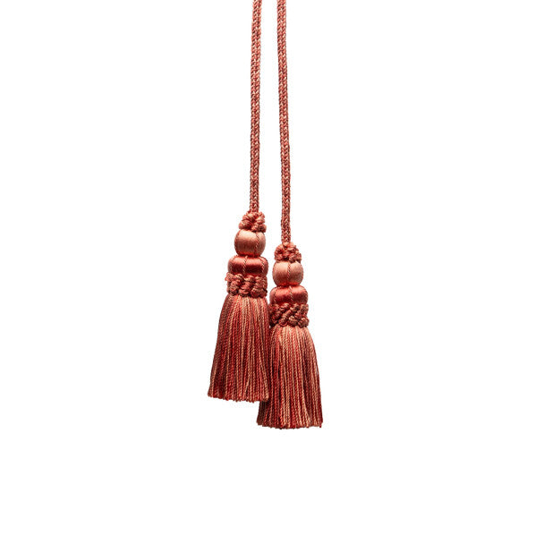 Le Jardin Silk Chair Tassel - Coral