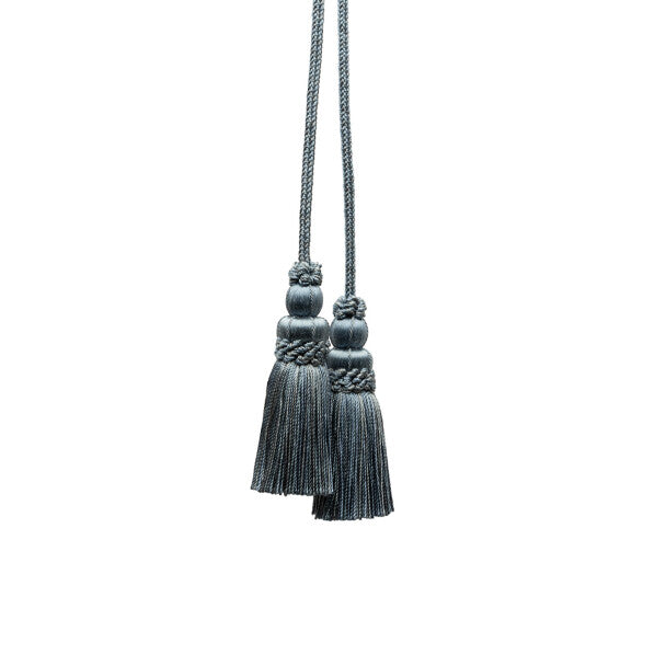 Le Jardin Silk Chair Tassel - Slate Blue
