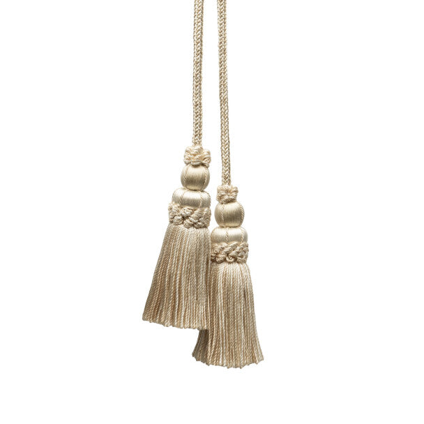 Le Jardin Silk Chair Tassel - Ecru