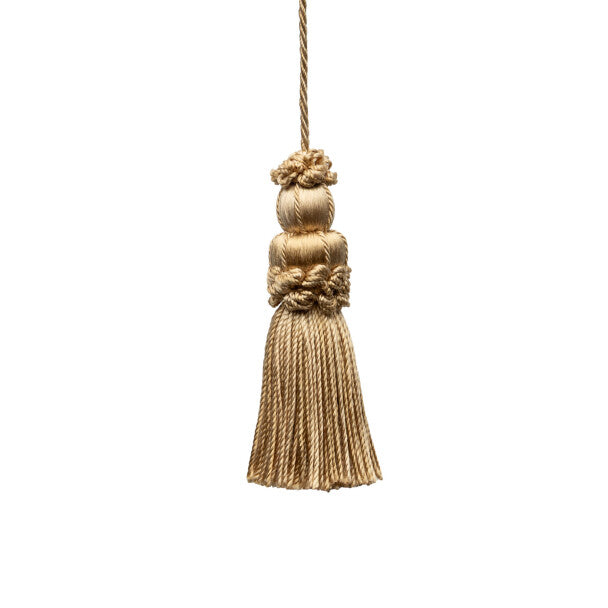3" Le Jardin Silk Key Tassel - Sand