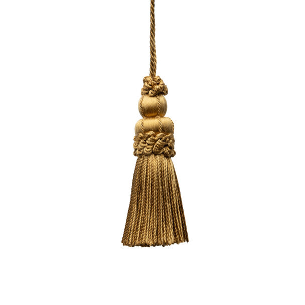 3" Le Jardin Silk Key Tassel - Cork