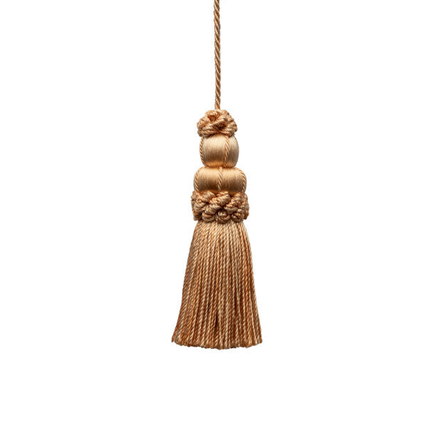 3" Le Jardin Silk Key Tassel - Peach