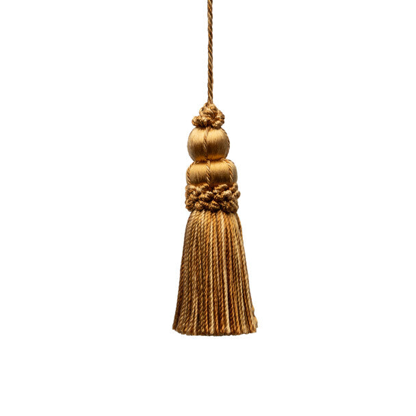 3" Le Jardin Silk Key Tassel - Butterscotch