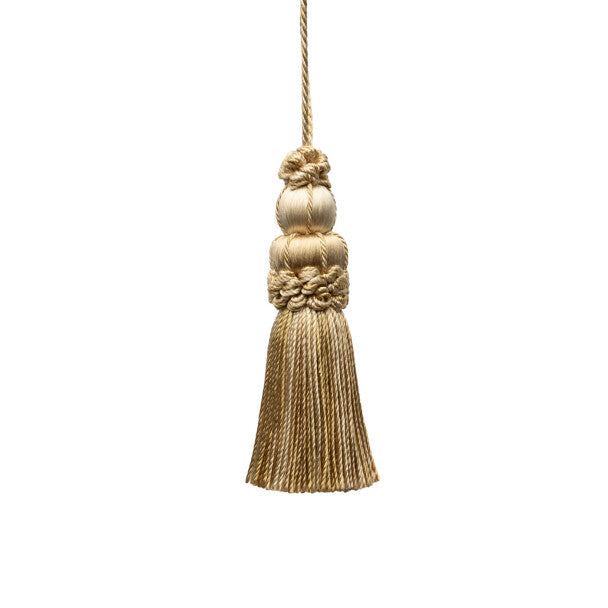 3" Le Jardin Silk Key Tassel - Champagne