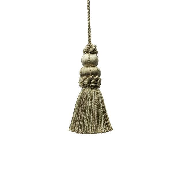 3" Le Jardin Silk Key Tassel - Loden