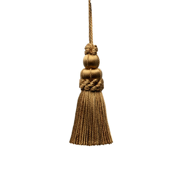 3" Le Jardin Silk Key Tassel - Pecan