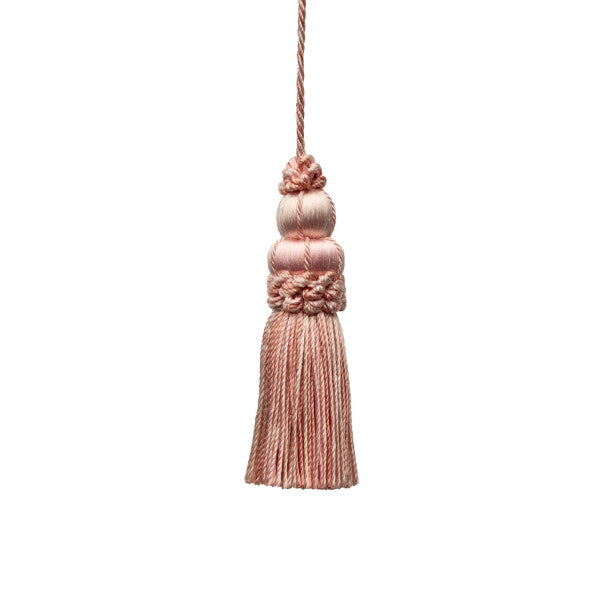 3" Le Jardin Silk Key Tassel - Petal