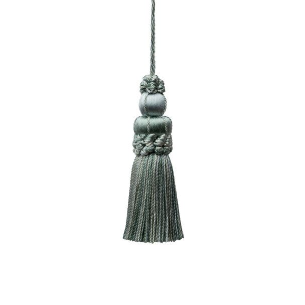 3" Le Jardin Silk Key Tassel - Lagoon