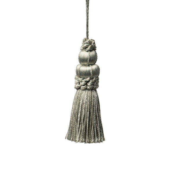 3" Le Jardin Silk Key Tassel - Sea Crest