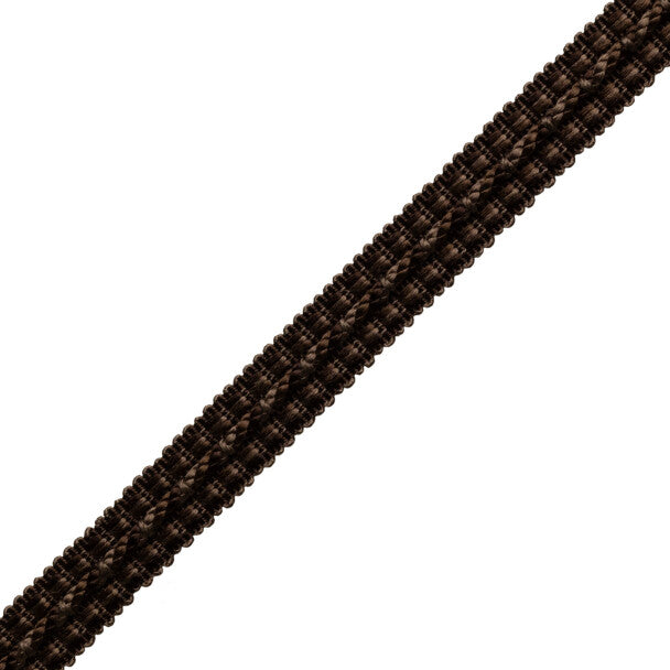 1/2" Le Jardin Silk Gimp - Chocolate