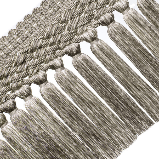 8" Rouen Tassel Fringe - Platinum