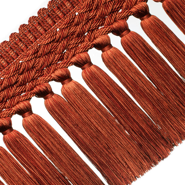 8" Rouen Tassel Fringe - Sienna