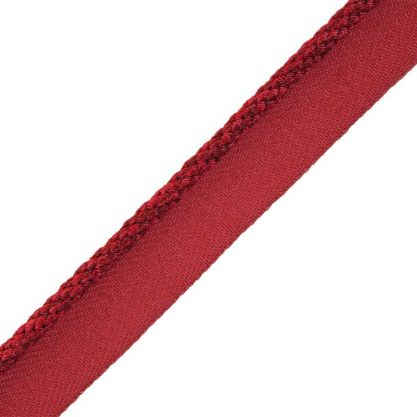 1/4" Rouen Cord with Tape - Ruby