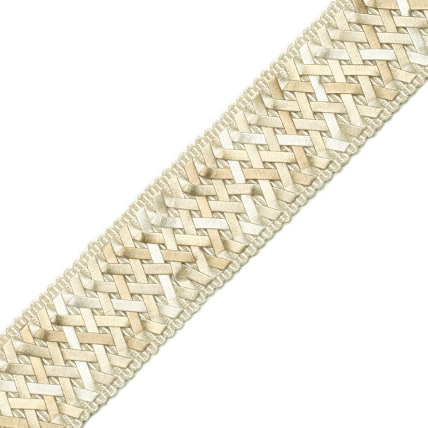 1.4" Normandy Handwoven Border - Ivory
