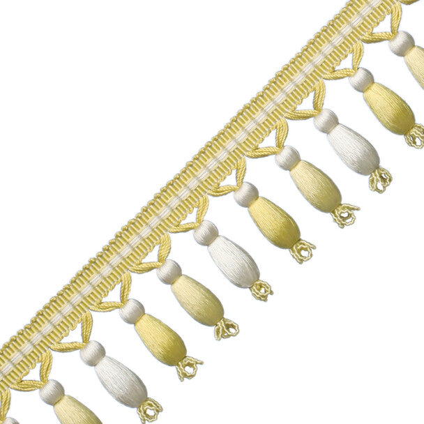 Normandy Silk Beaded Fringe - Chiffon