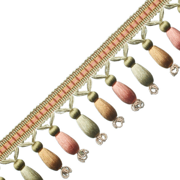 Normandy Silk Beaded Fringe - Printemps