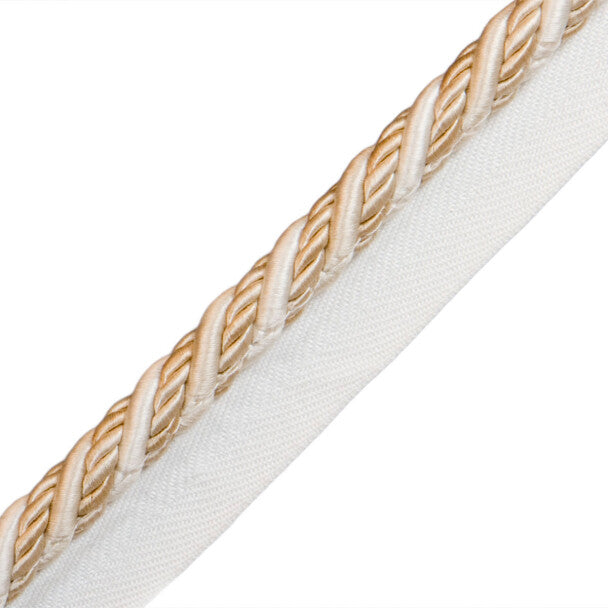 1/2" Normandy Silk Cord with Tape - Ivory