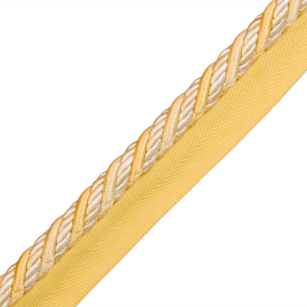 1/2" Normandy Silk Cord with Tape - Chiffon