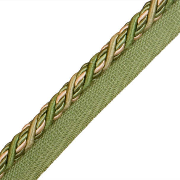 1/2" Normandy Silk Cord with Tape - Endive