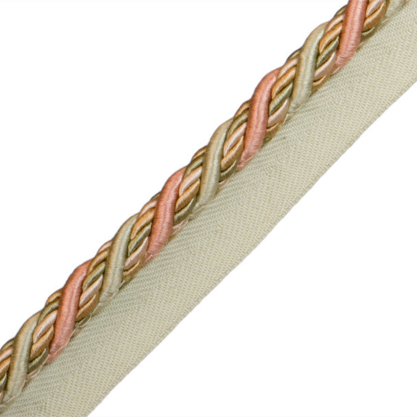 1/2" Normandy Silk Cord with Tape - Printemps