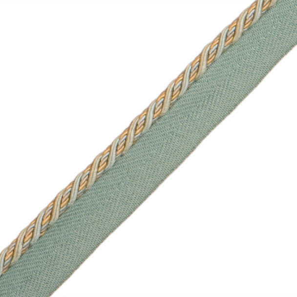 1/4" Normandy Silk Cord with Tape - Mediterranean