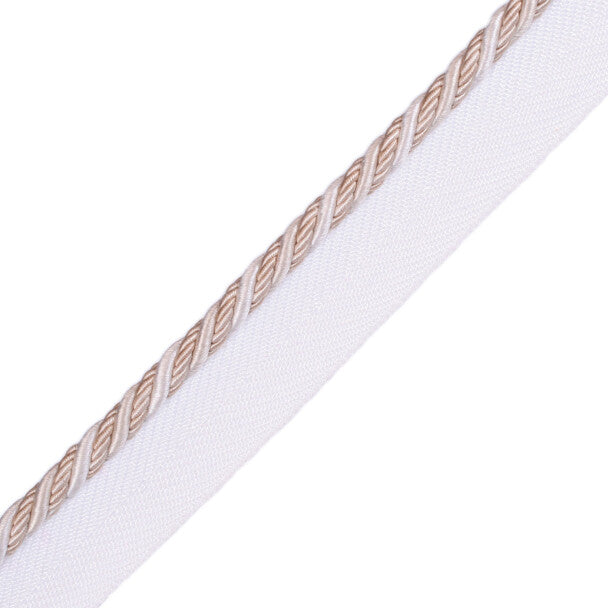 1/4" Normandy Silk Cord with Tape - Ivory