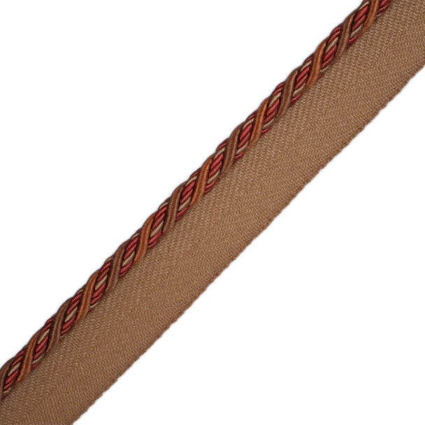 1/4" Normandy Silk Cord with Tape - Automne