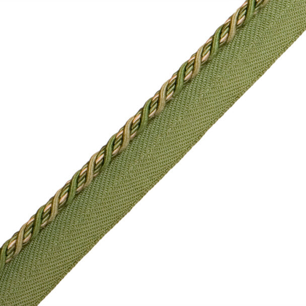 1/4" Normandy Silk Cord with Tape - Endive