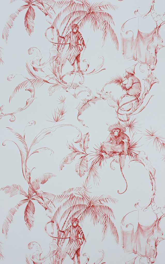 Nina Campbell | Barbary Toile wallcovering - NCW4205-04