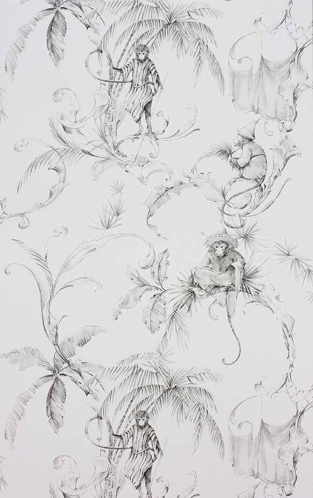 Nina Campbell | Barbary Toile wallcovering - NCW4205-05