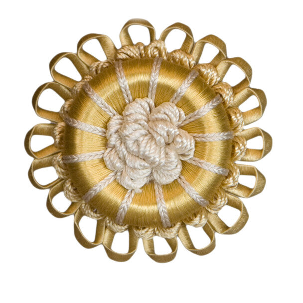 2.5" Normandy Silk Rosette - Chiffon