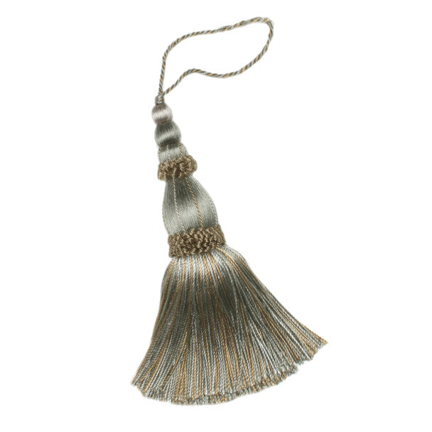 5.5" Normandy Key Tassel - Gris