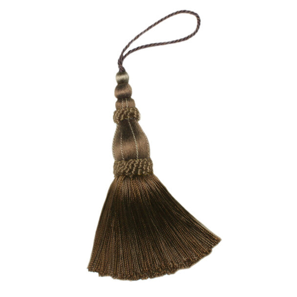 5.5" Normandy Key Tassel - Cocoa