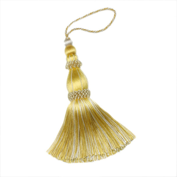 5.5" Normandy Key Tassel - Chiffon
