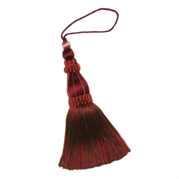 5.5" Normandy Key Tassel - Rouge